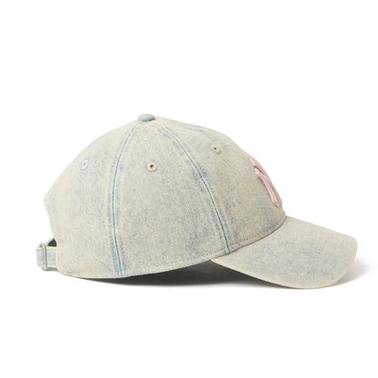 NEW ERA 9TWENTY Over Dye Denim ニューヨーク・ヤンキース ホワイト