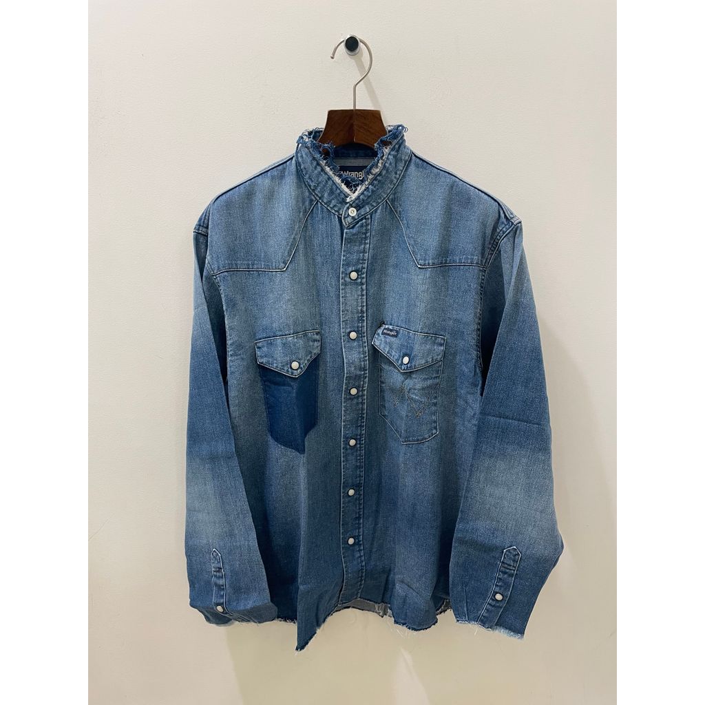 Wrangler Cut Off Remake Denim Shirts