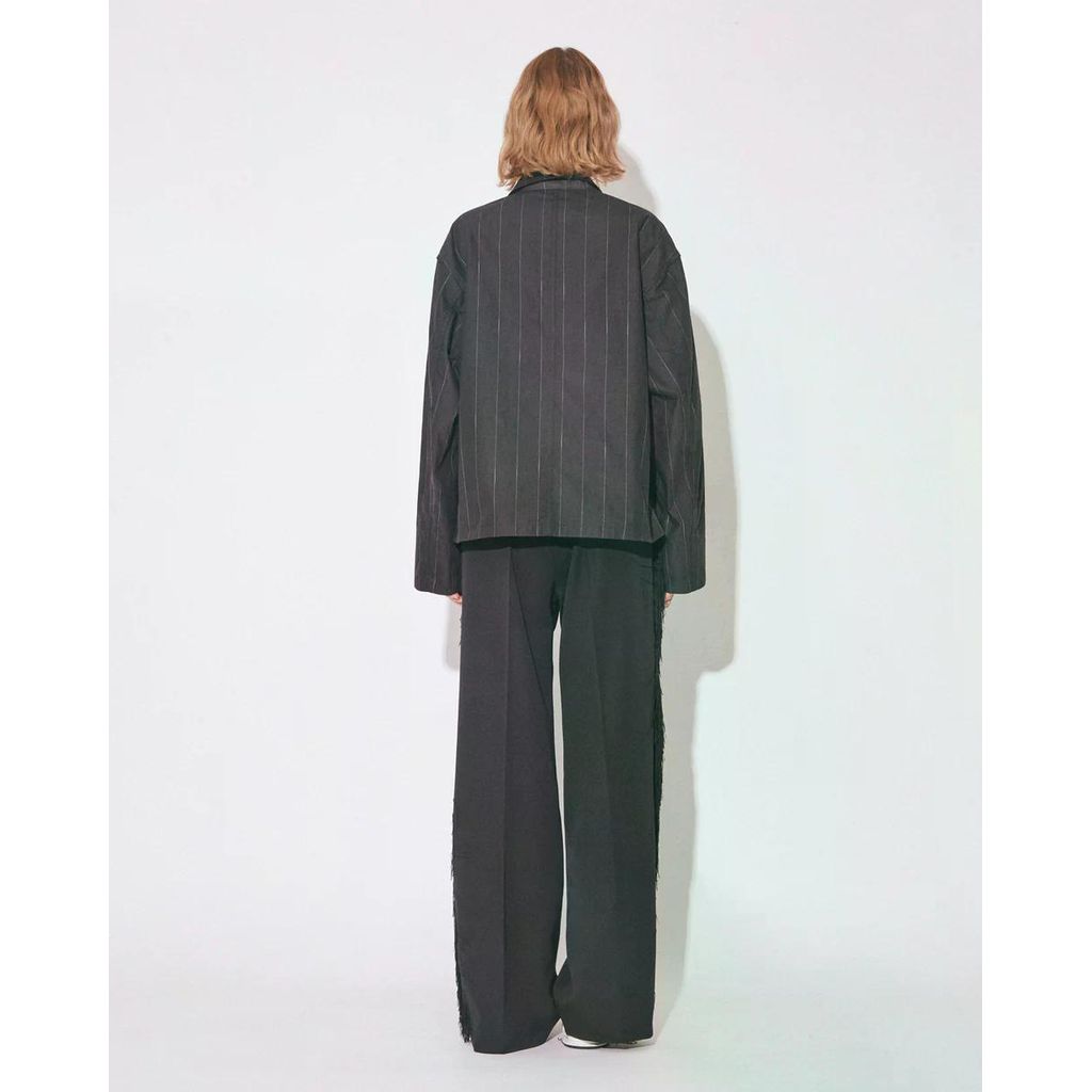 beautiful people cotton stripesuiting reversible jacket