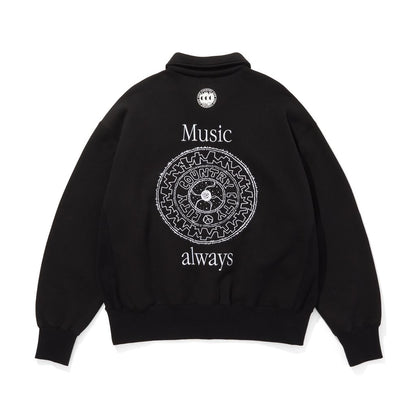 CITY COUNTRY CITY EMBROIDERED LOGO HAFE ZIP SWEATSHIRTS