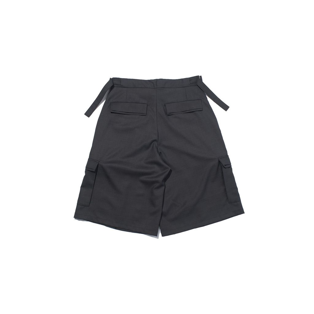 F/CE.  TWISTPOLYESTER WIDE SHORTS
