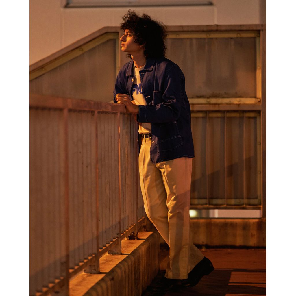 FOUNDOUR T/C TWILL TUCK TROUSERS
