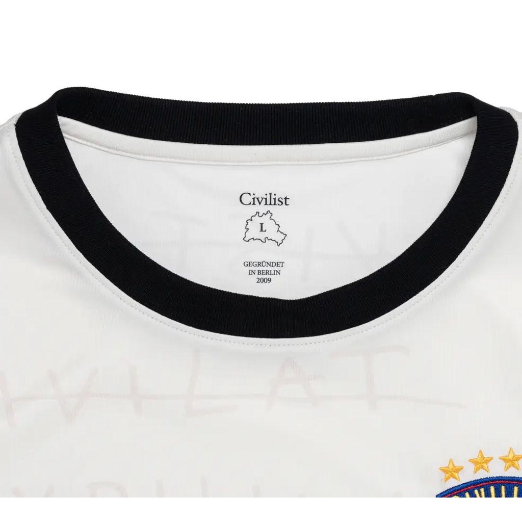 Civilist Football Jersey - Beige/Black