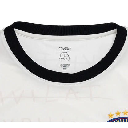 Civilist Football Jersey - Beige/Black