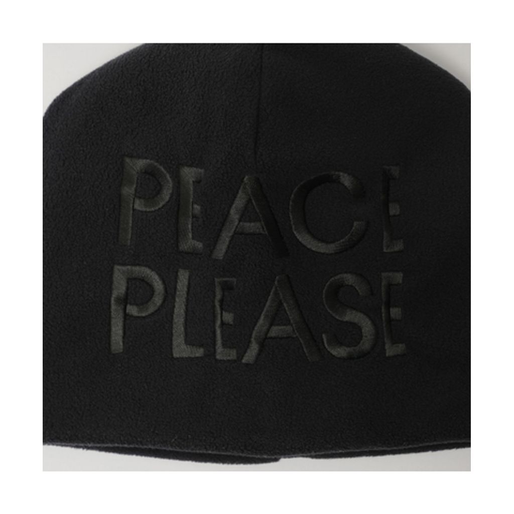 GARBAGE FLEECE BEANIE（PEACE PLEASE）