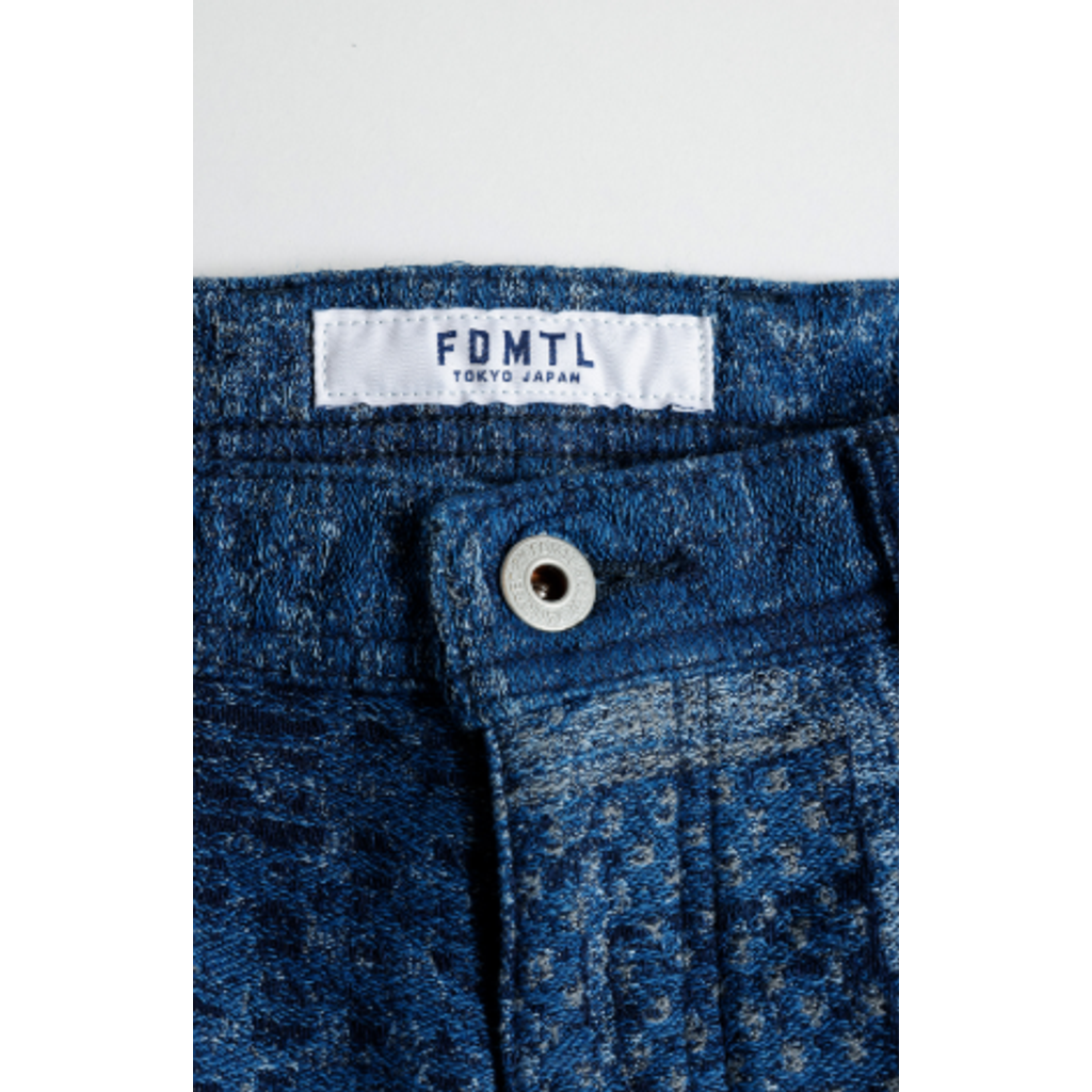 FDMTL BORO JAQUARD WIDE PANTS RINSE