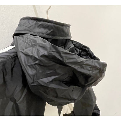 adidas ビッグトレフォイル スタンドカラー ナイロンコート