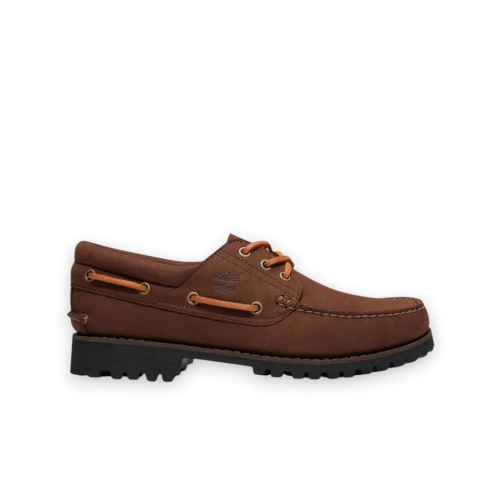 Timberland スリーアイ(3eye) ラグ ハンドソーン ボート シューズ メンズ (ダークブラウン）