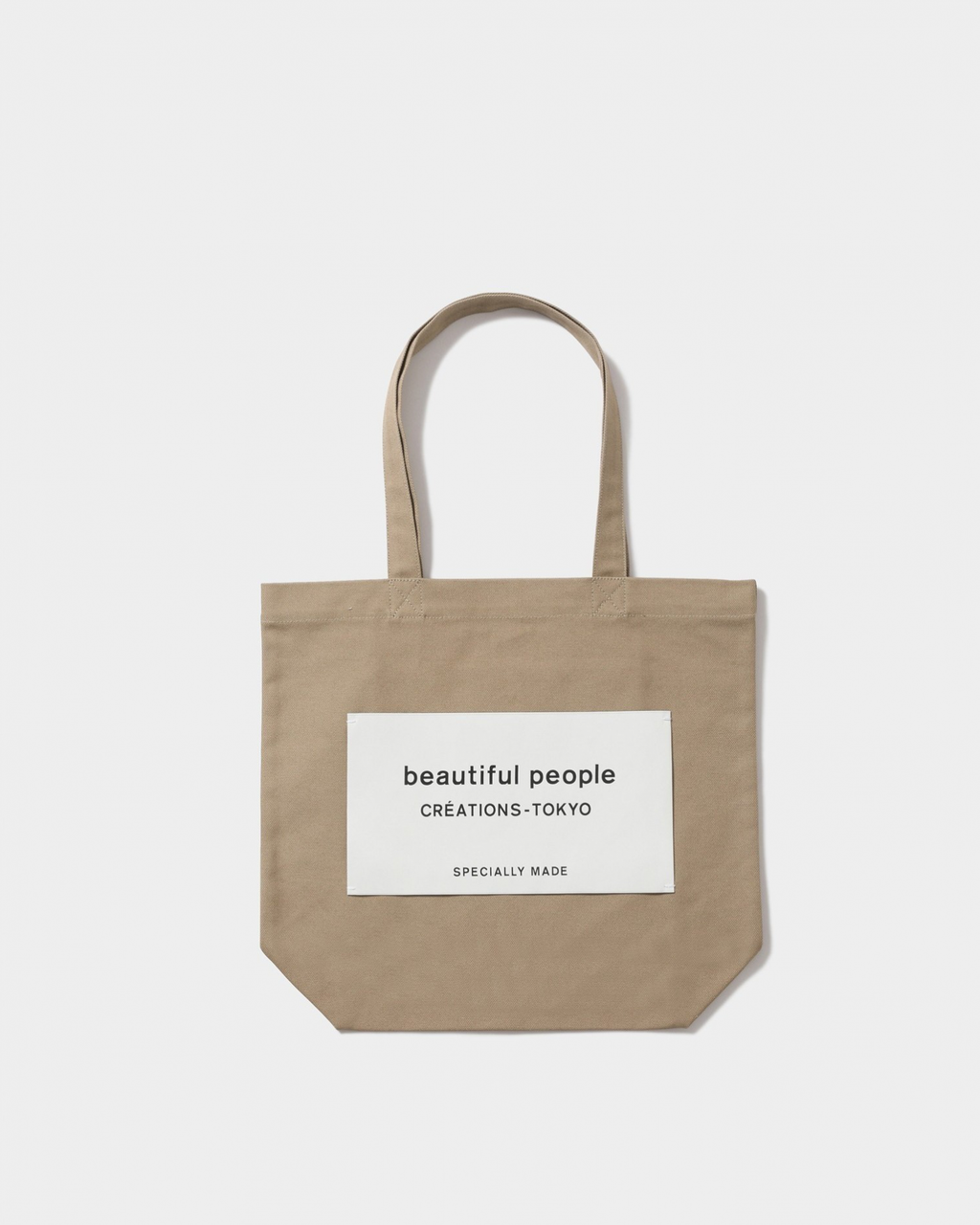 beautiful people SDGs name tag tote bag mushroom