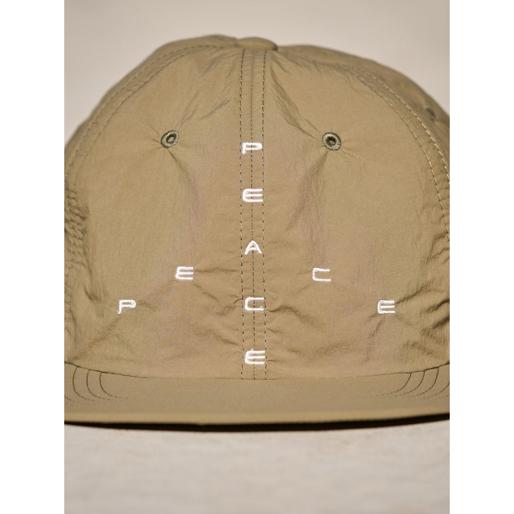 GARBAGE INDUSTRIES SOFT BRIM 6 PANEL CAP(BIG PEACE)