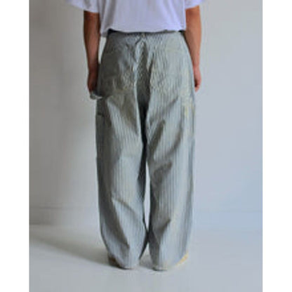 ANACHRONORM HICKORY REMAKED DOUBLEKNEE PAINTER PANTS HICKORY (REMAKE)