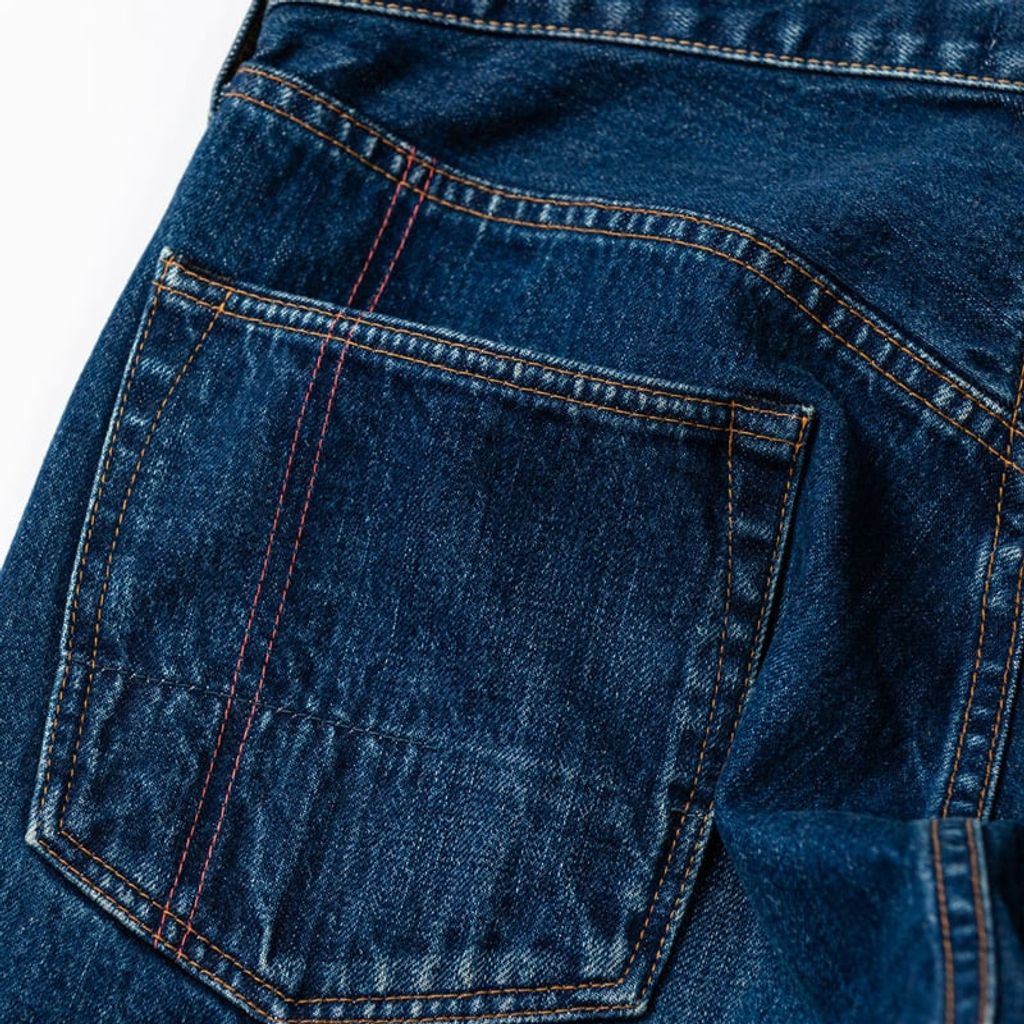 ANACHRONORM CONTEXT-001-1Y REGULAR TAPERED 5P PANTS INDIGO(ONE YEAR WASH)