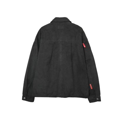 MAGIC STICK CWUMOD ZIP JACKET (FADED GREY) 26SS-MS2-011