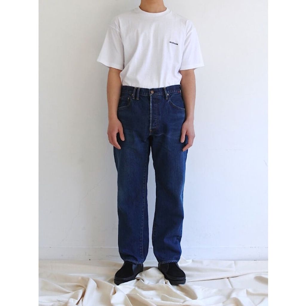 ANACHRONORM CONTEXT-001-1Y REGULAR TAPERED 5P PANTS INDIGO(ONE YEAR WASH)