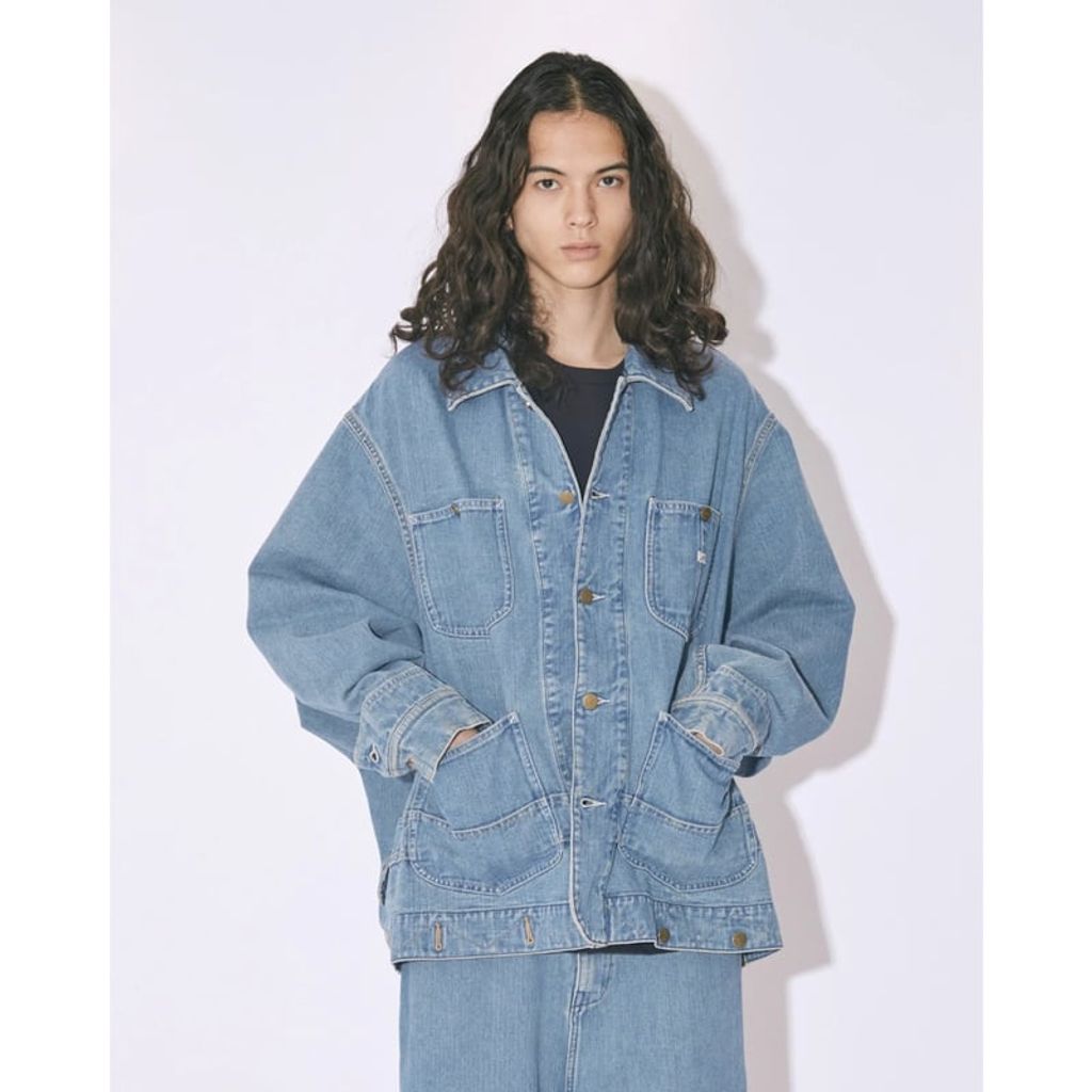 beautiful people Lee double-end denim riders/work blouson