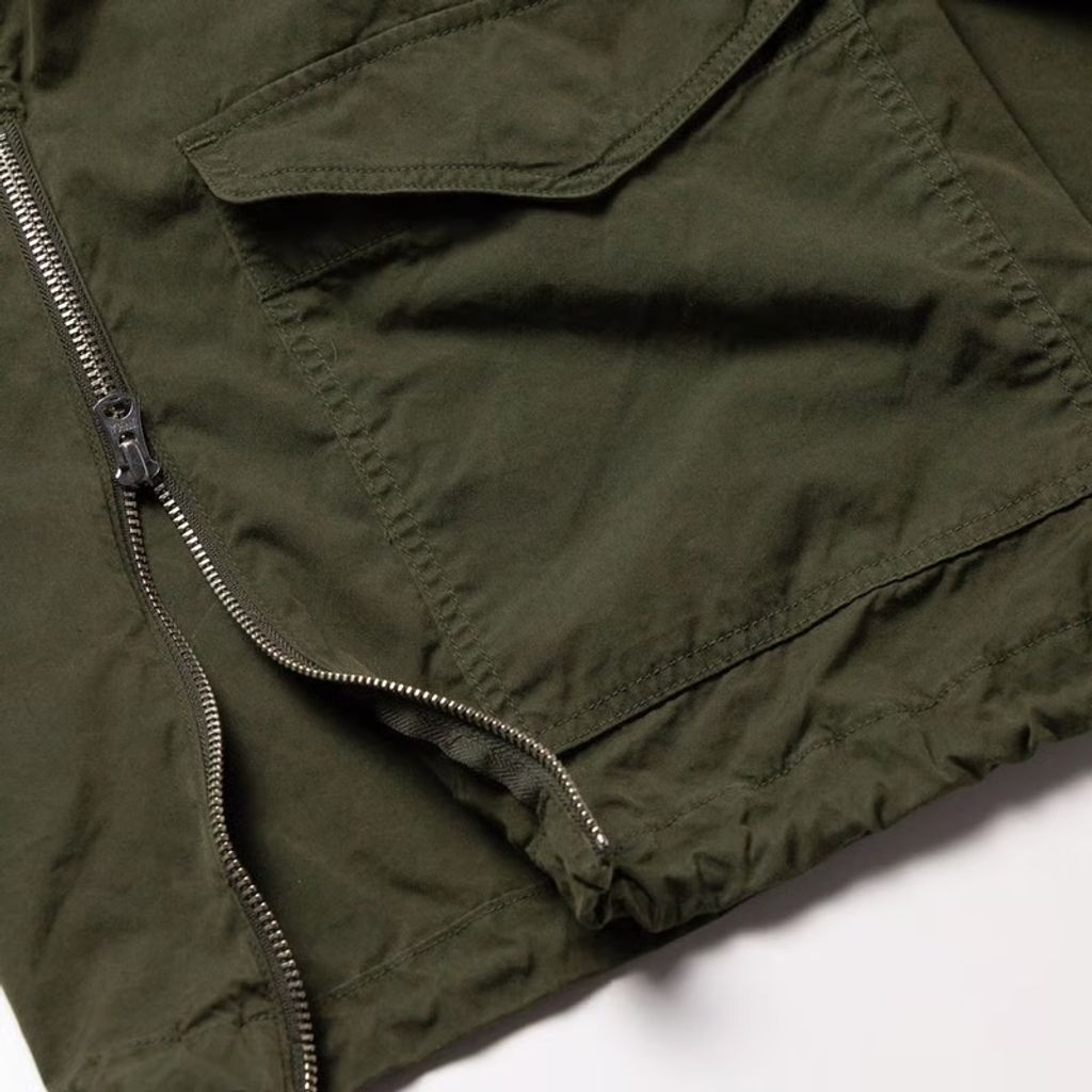 ANACHRONORM AN273 MILITARY ANORAK PULLOVER JACKET OLIVE – MAROON