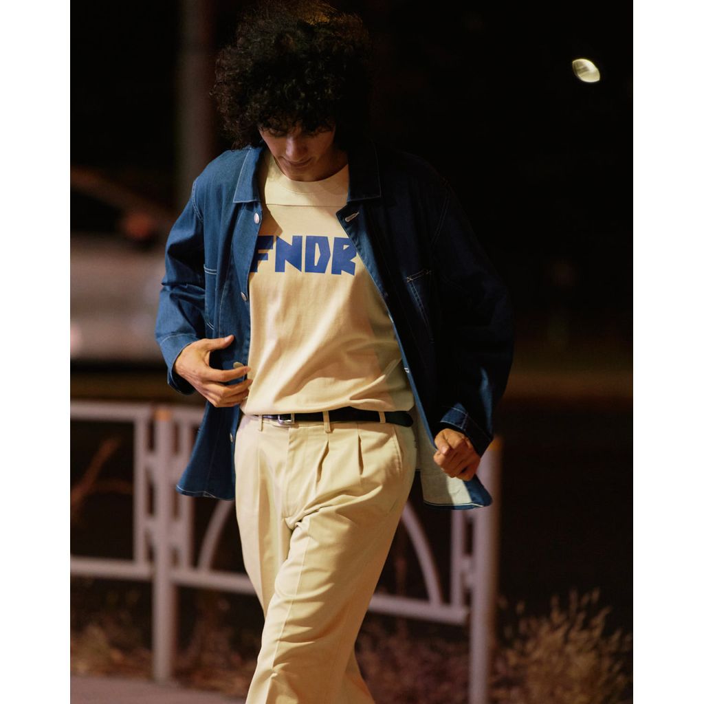 FOUNDOUR T/C TWILL TUCK TROUSERS