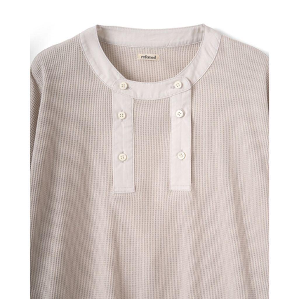 refomed FRESH MAN HENLEY NECK