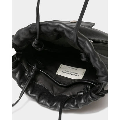 beautiful people  excerption riders drawstring bag