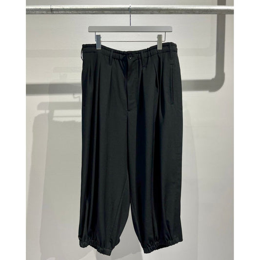 Ground Y WOOL GABARDINE CROW PANTS