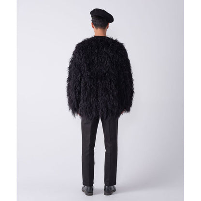 BEDWIN & THE HEARTBREAKERS LONG HAIR MOHAIR CARDIGAN "CHEWBACCA"