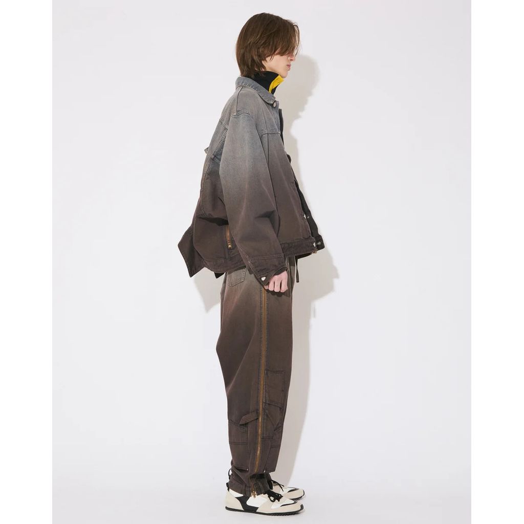 beautiful people double-end selvedge denim blouson gradation