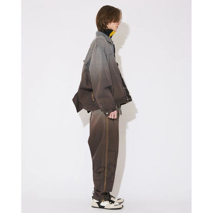 beautiful people double-end selvedge denim blouson gradation