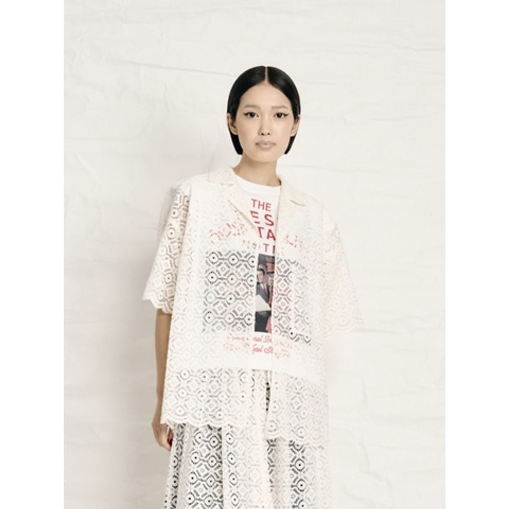 THOMAS MAGPIE Lace shirt