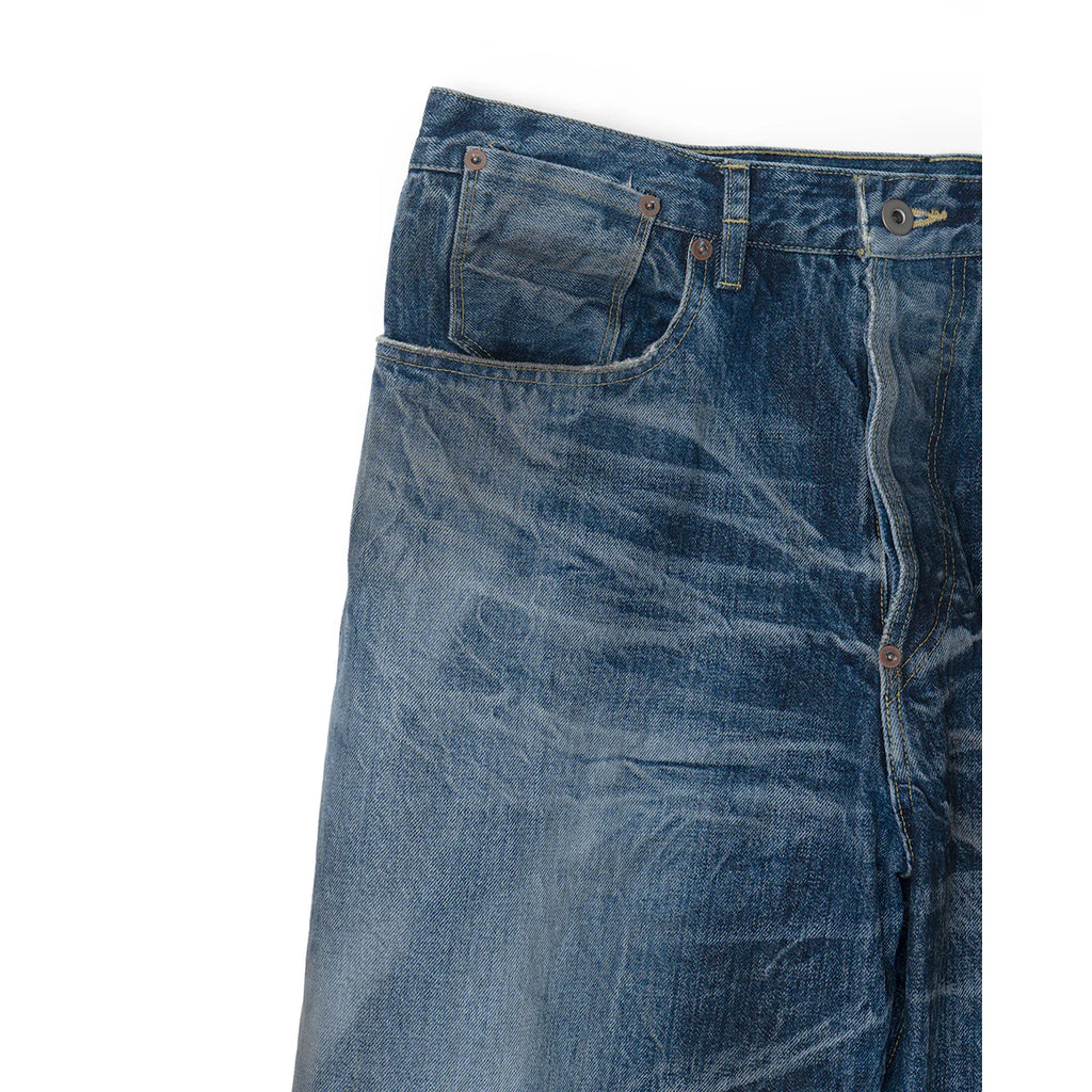 refomed RIGHT HANDED DENIM PANTS "USED-2"