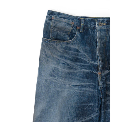 refomed RIGHT HANDED DENIM PANTS "USED-2"