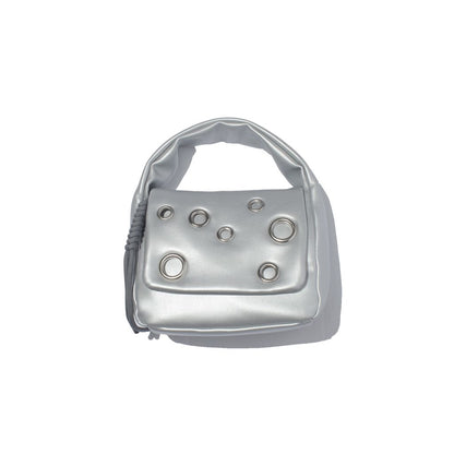 F/CE. TECH LEATHER EYELET MINI POACH