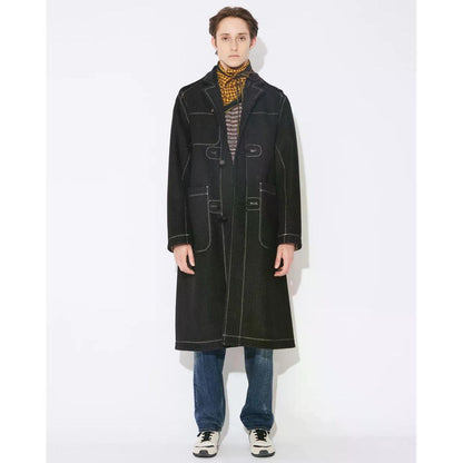 beautiful people coinside reversible herringbone bonding coat