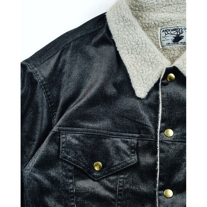 ANDFAMILYS Corduroy Trucker Jacket