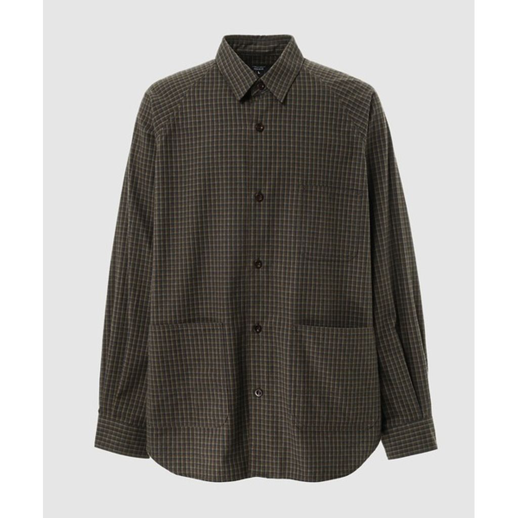 COMME des GARCONS HOMME COTTON FLANNEL CHECK SHIRT