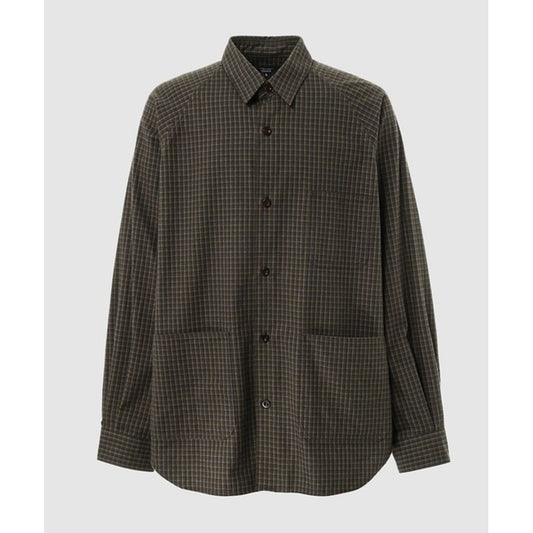 COMME des GARCONS HOMME COTTON FLANNEL CHECK SHIRT