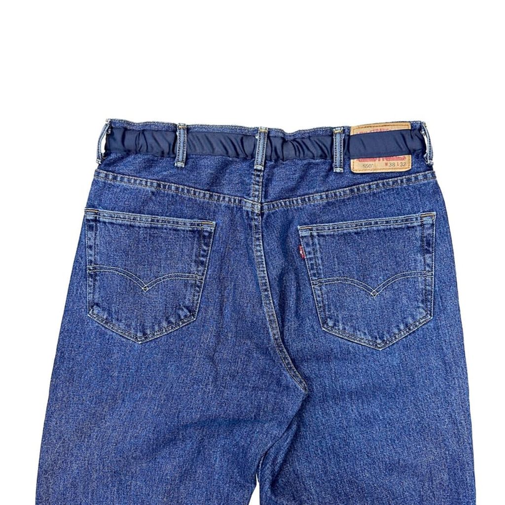 POLIQUANT THE DEFORMED ADJUSTABLE THRIFTING DENIM 550