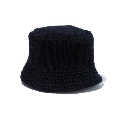 NEW ERA ニットバケット Knit Bucket ブラック × ホワイト