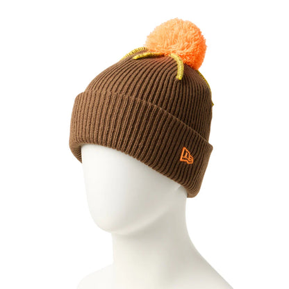 NEW ERA ポンポンニット Powered by GORO NAKATSUGAWA（MIN-NANO） ブラウン