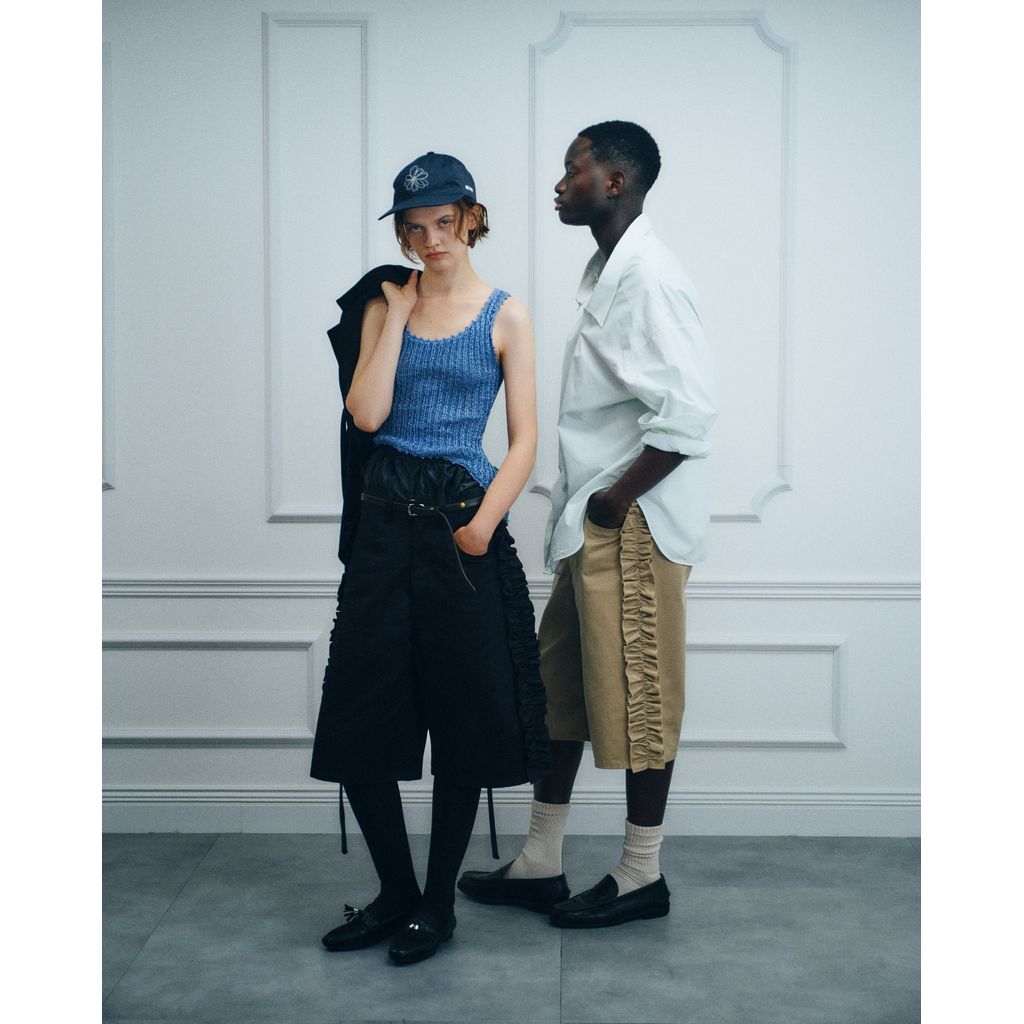 NICK GEAR Hand Stitch Flower Cap