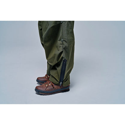 POLIQUANT THE CHANGING LENGTH/HEM WIDE ZIP-UP TUCKED PANTS