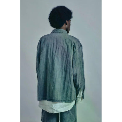 is-ness Pigment-Dyed long-Sleeve Shirt