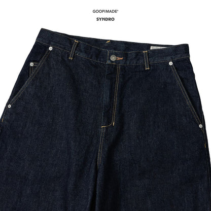 GOOPiMADE 01P-SYNC ARK DECK LOOSE JEANS - ONE WASH