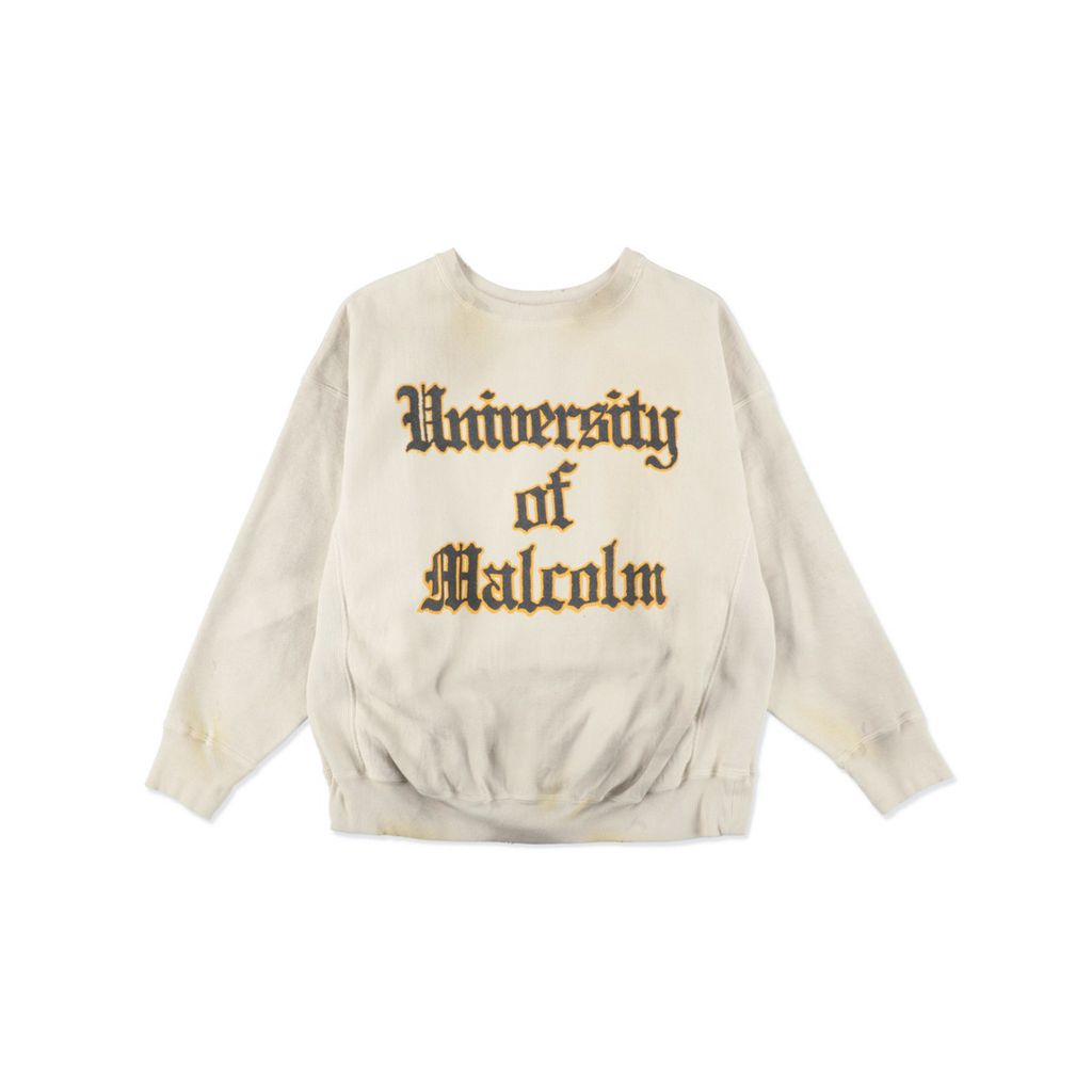 BOW WOW UNIV. MACLAREN LETTERING SWEATSHIRT AGED