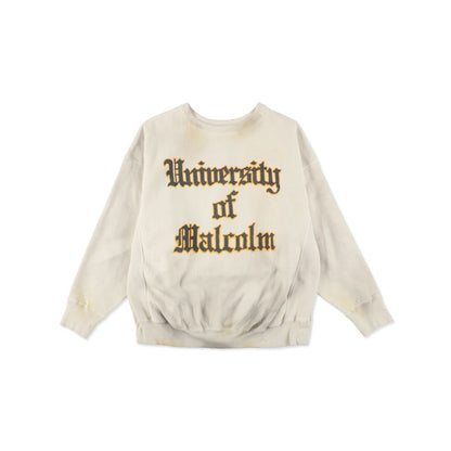 BOW WOW UNIV. MACLAREN LETTERING SWEATSHIRT AGED