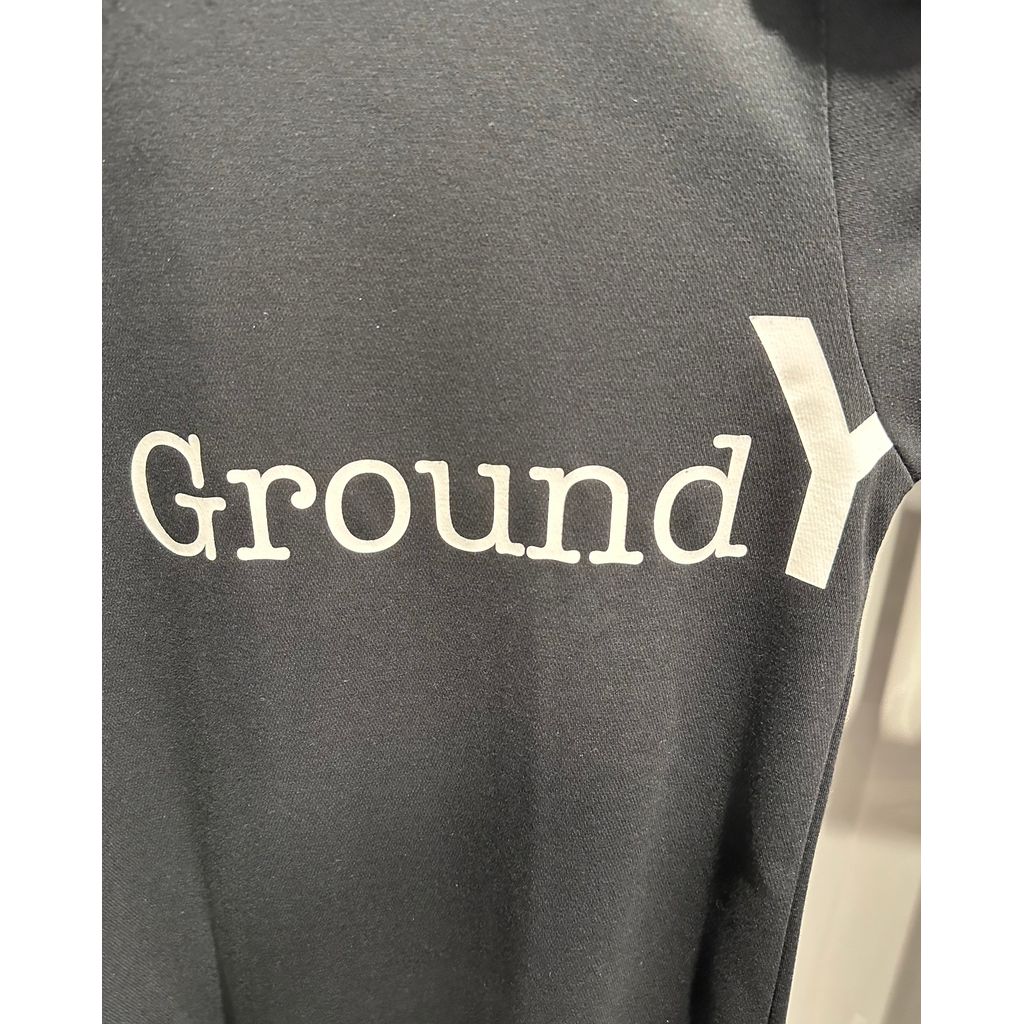 Ground Y×NEWERA(R) L/S OVERSIZED PERFORMANCE TEE BLACK