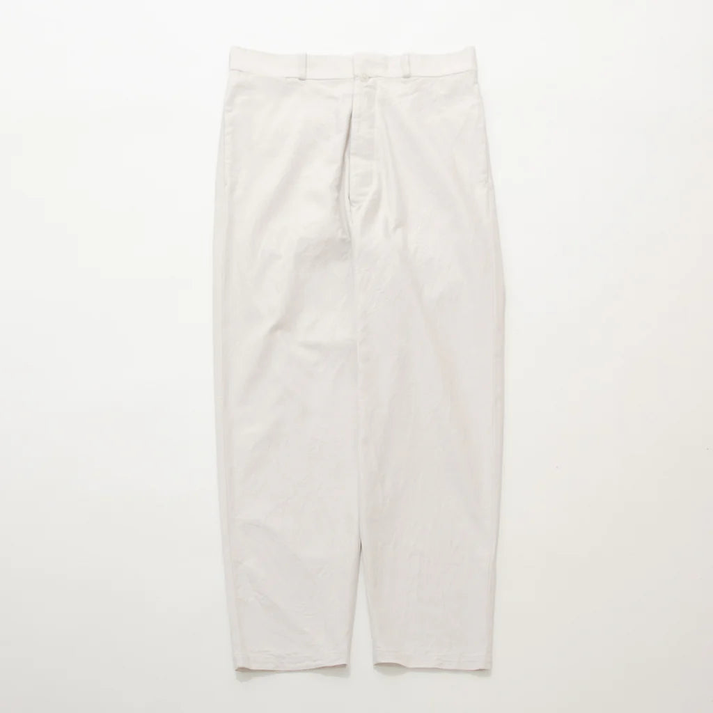 YAECA Chino Cloth Trousers Wide Tapered