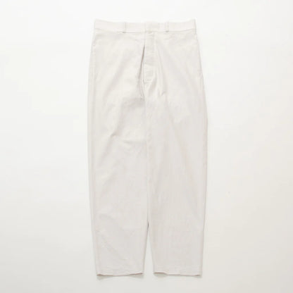 YAECA Chino Cloth Trousers Wide Tapered