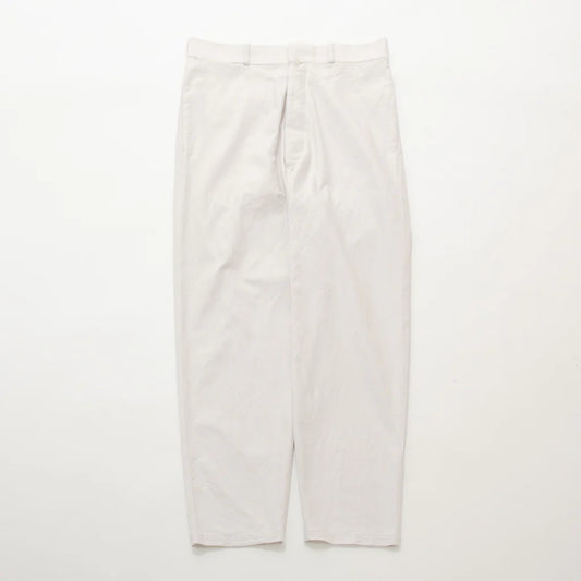 YAECA Chino Cloth Trousers Wide Tapered
