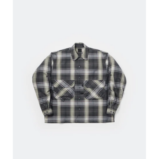 DAIWA PIER39 TECH SPORTS OPEN COLLAR SHIRT L/S BIG TARTAN BE-81026W