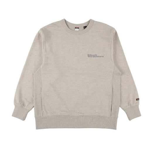 NANGA ECOHYBRID MESSAGE EMB SWEAT